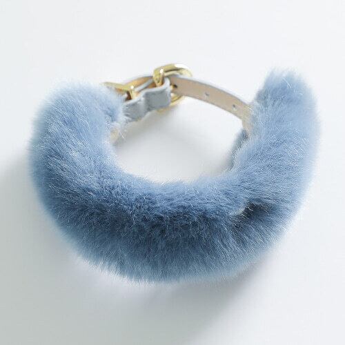 即納 Eco Fur Pompom x Swarovski 全2色