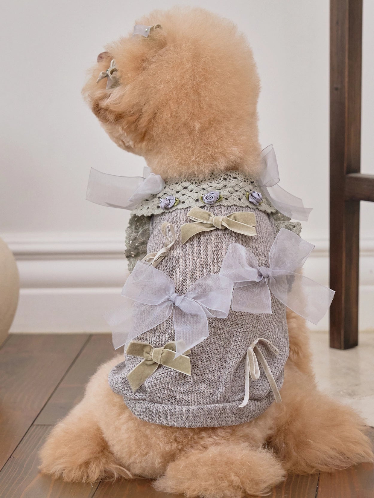 即納 Giselle knit オリーブ