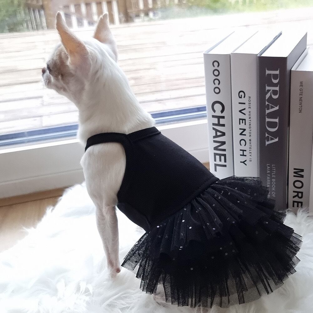 即納 Pure Color Tutu ブラックスパンコール