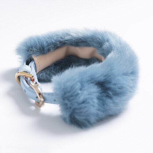 即納 Eco Fur Pompom x Swarovski 全2色