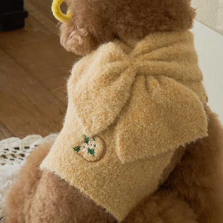 即納 Butterfly Knit Cape バター
