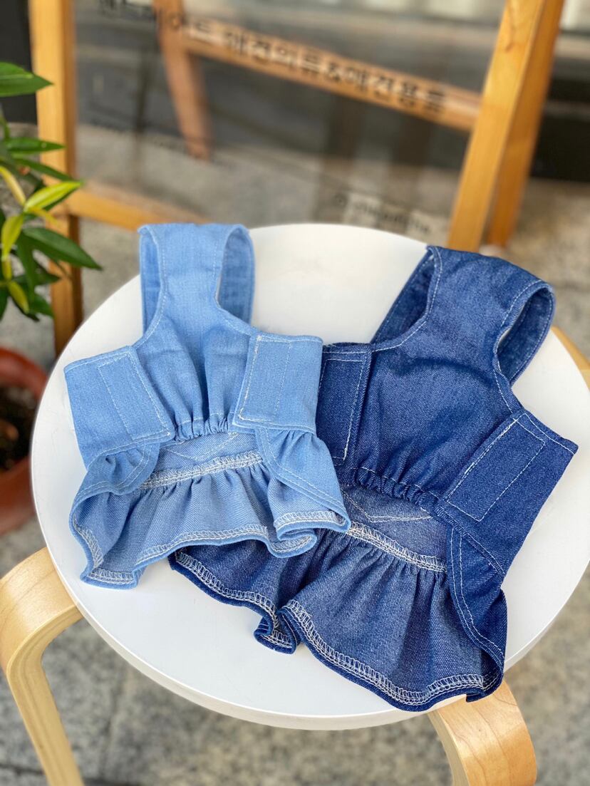 即納 Enfant Denim Tops ダークブルー