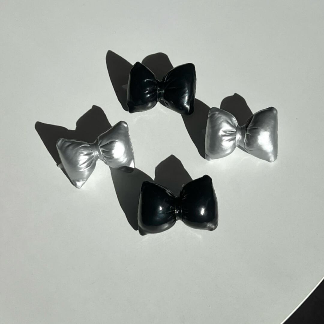 即納 Padding Ribbon Hair Pin