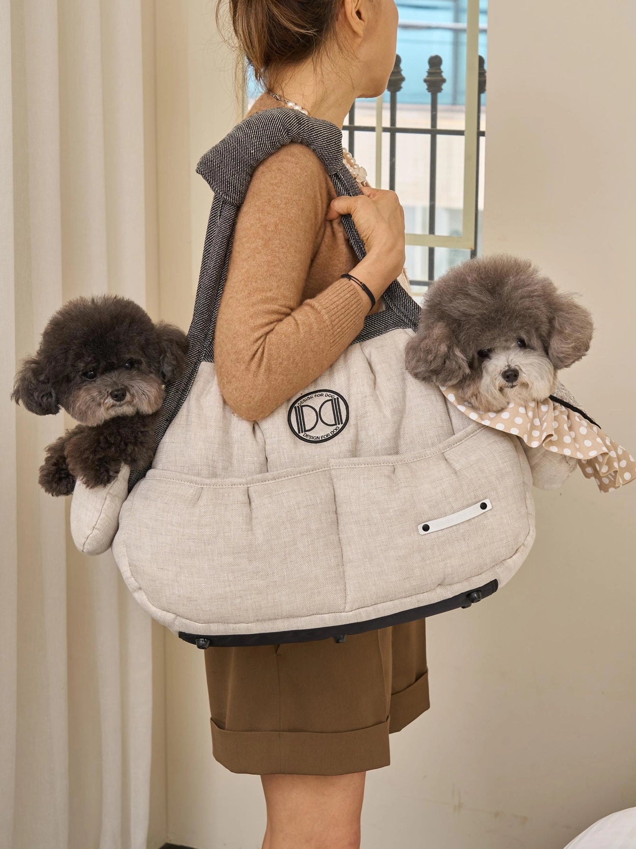 即納 Dimsum Jardin Bag ベージュ