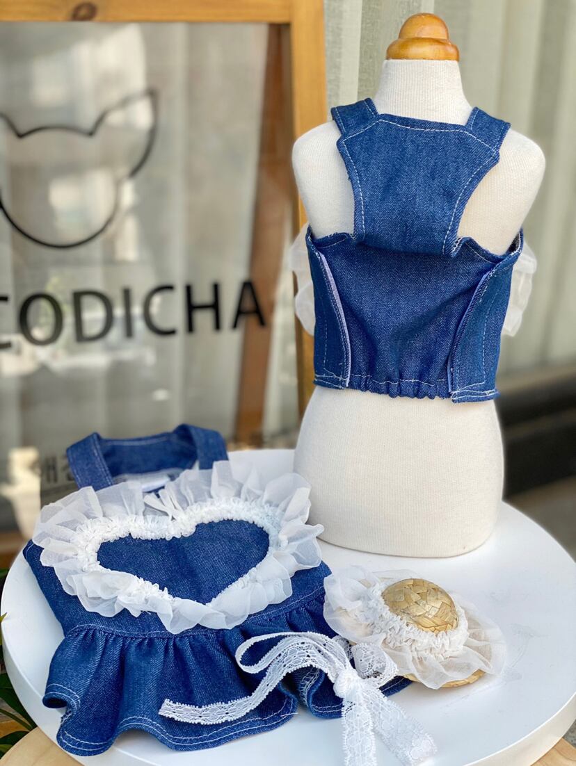 即納 Enfant Denim Tops ダークブルー