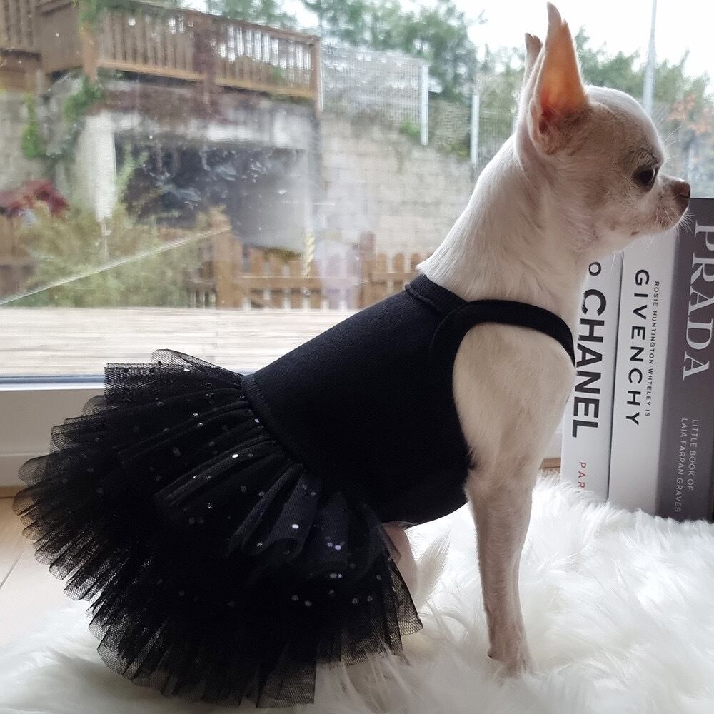 即納 Pure Color Tutu ブラックスパンコール