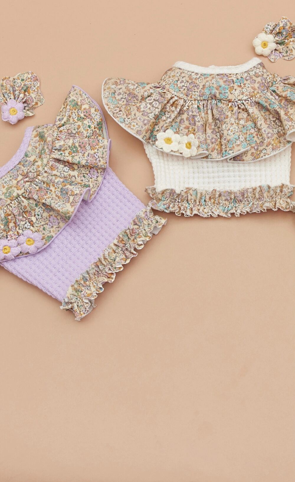 即納 Waffle Daisy Top ベージュ