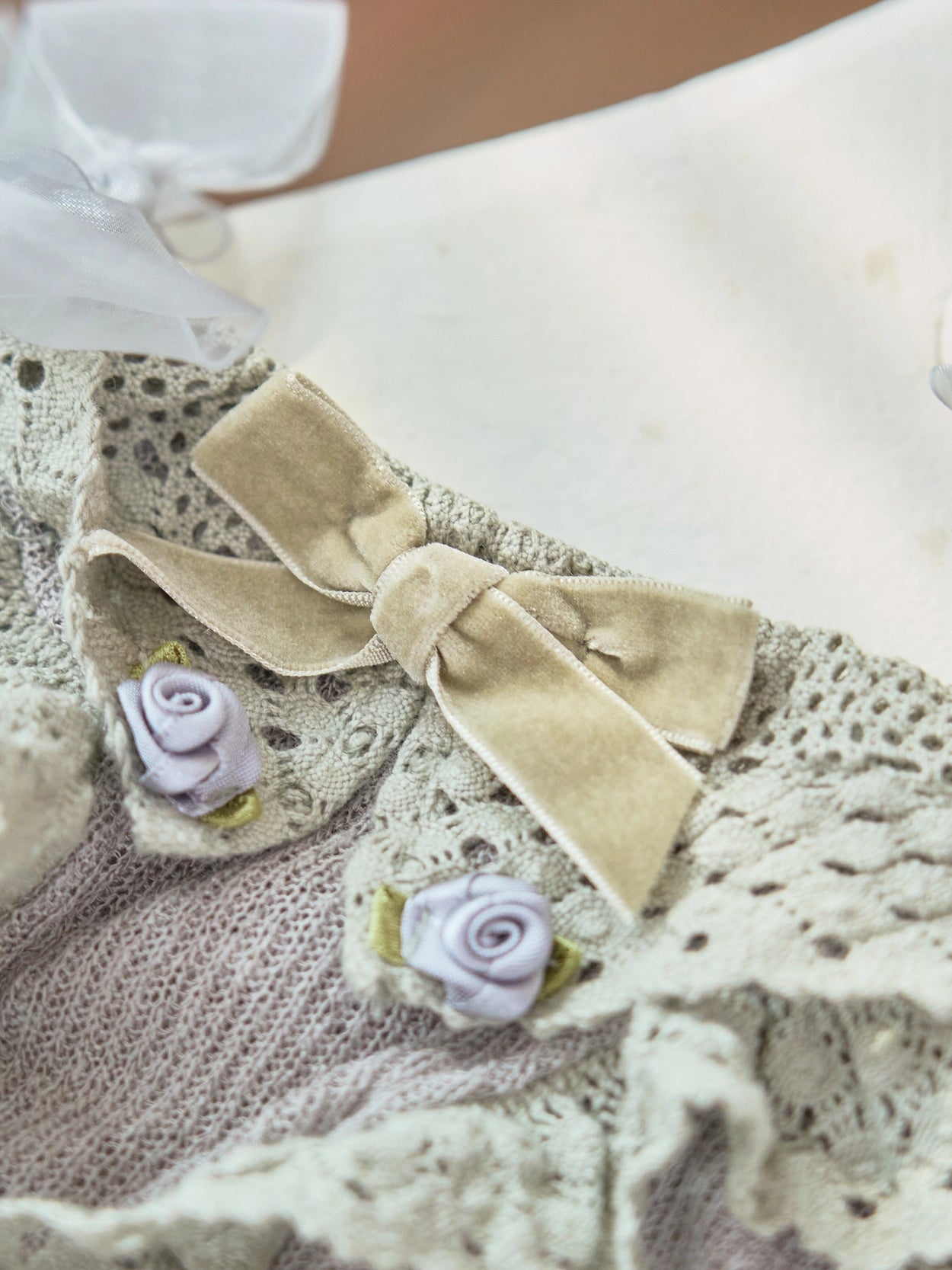 即納 Giselle knit オリーブ