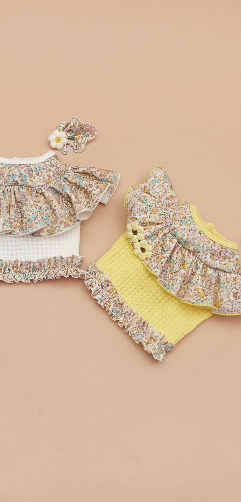 即納 Waffle Daisy Top ベージュ
