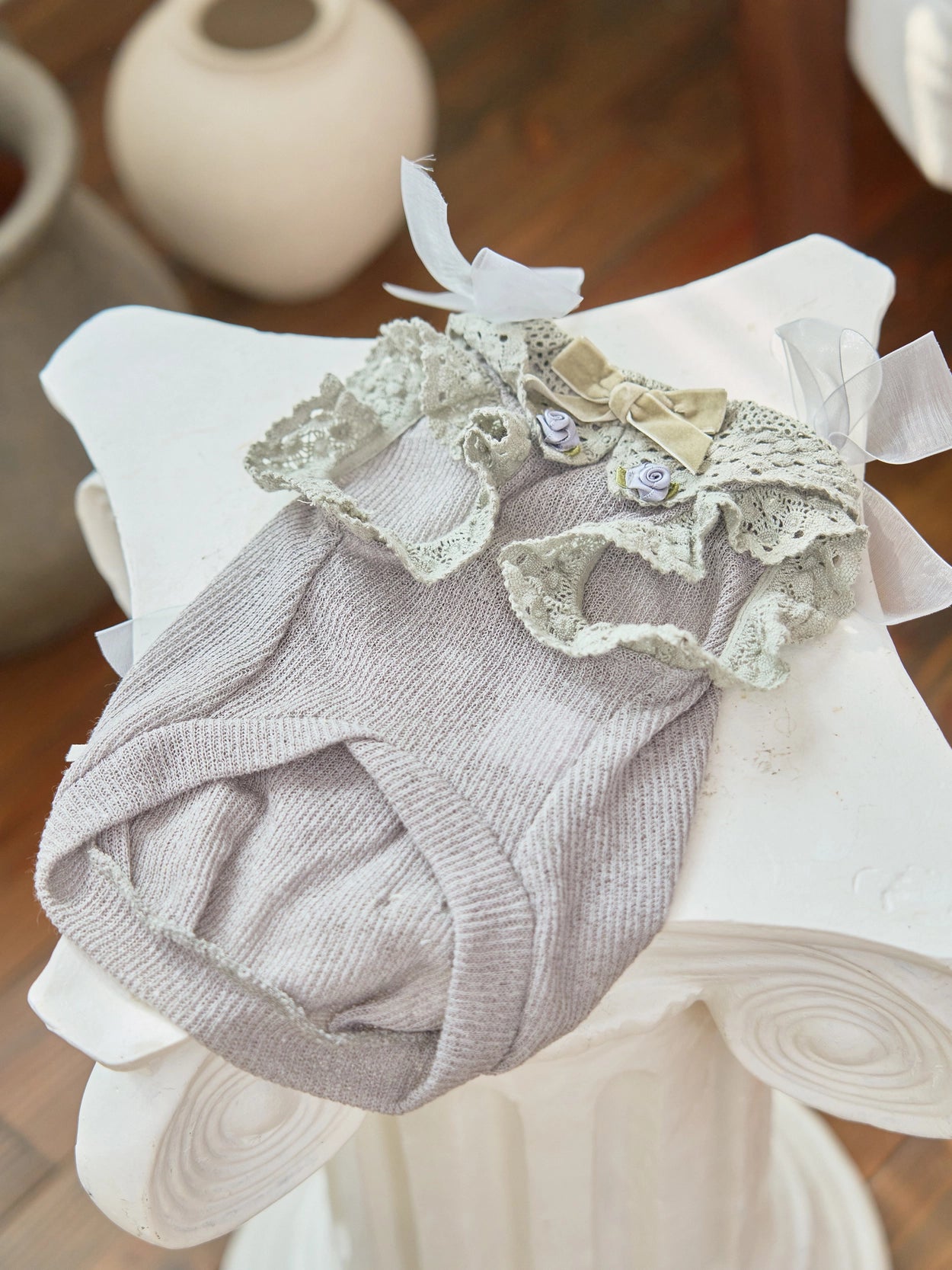 即納 Giselle knit オリーブ