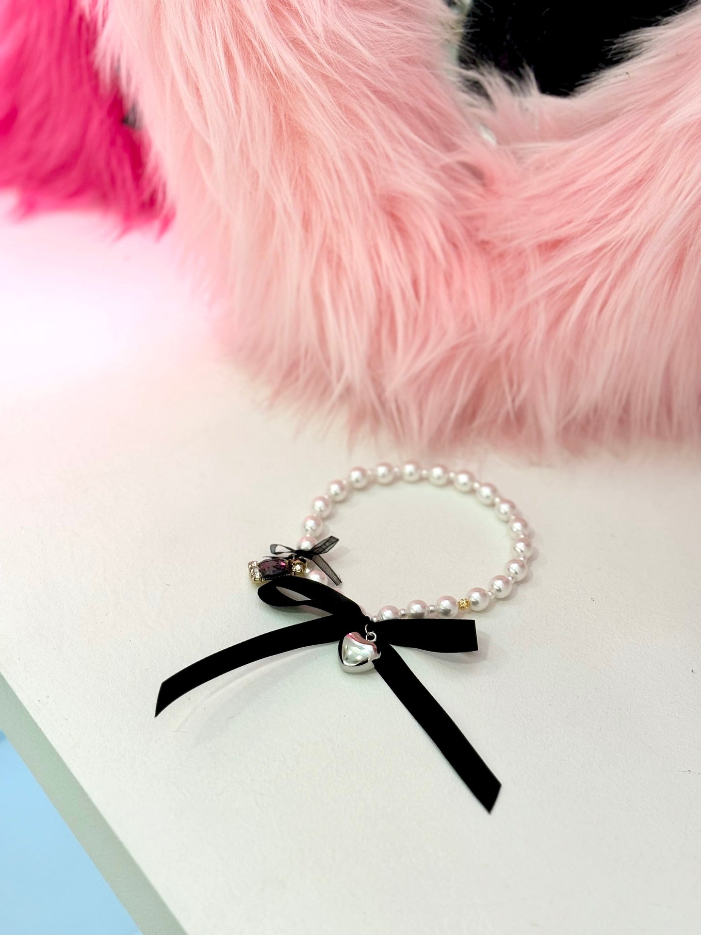 即納 Point Ribbon Necklace