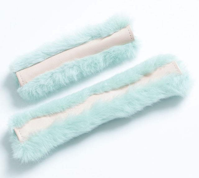 即納 Eco Fur Pompom x Swarovski 全2色