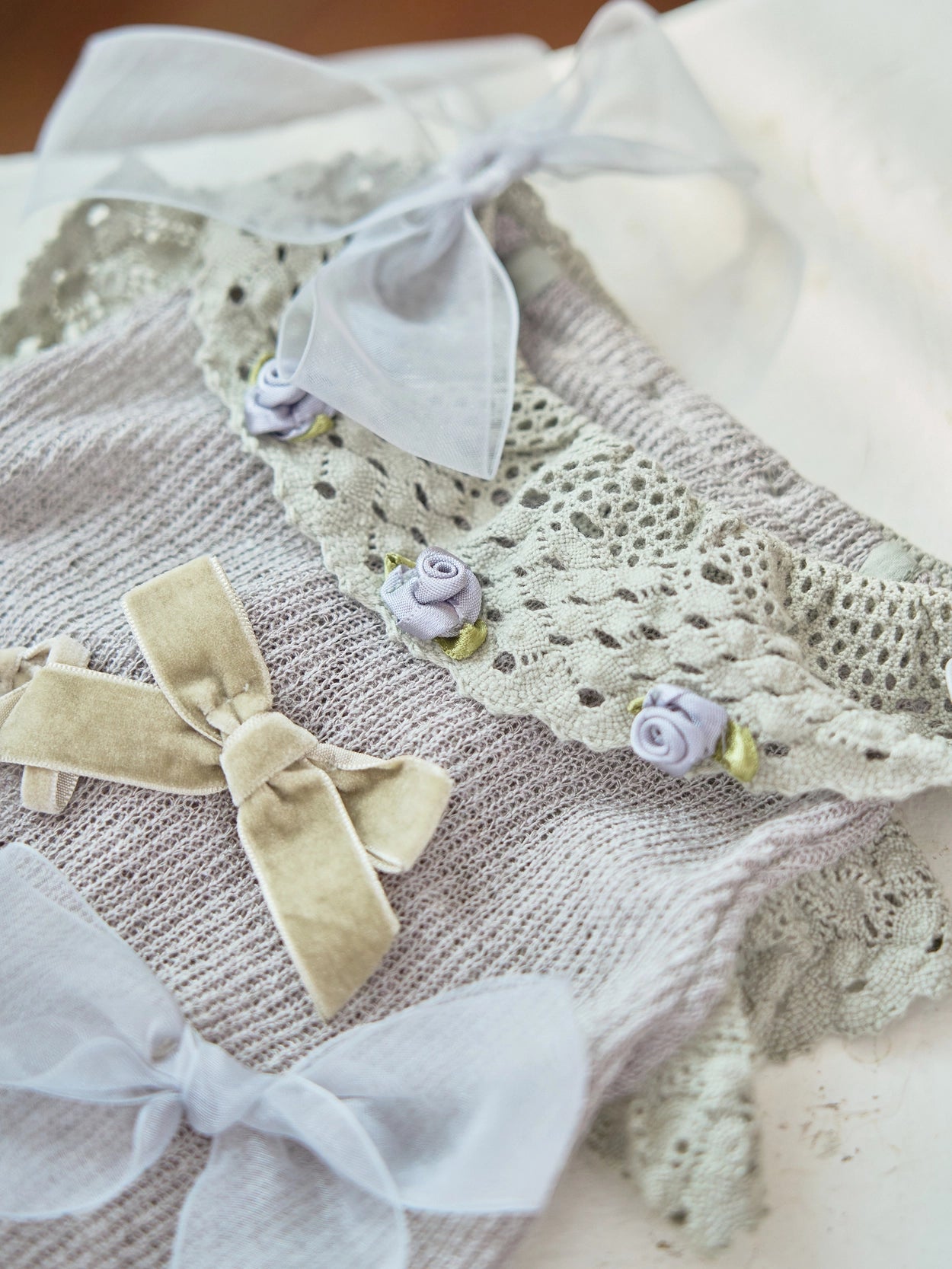 即納 Giselle knit オリーブ