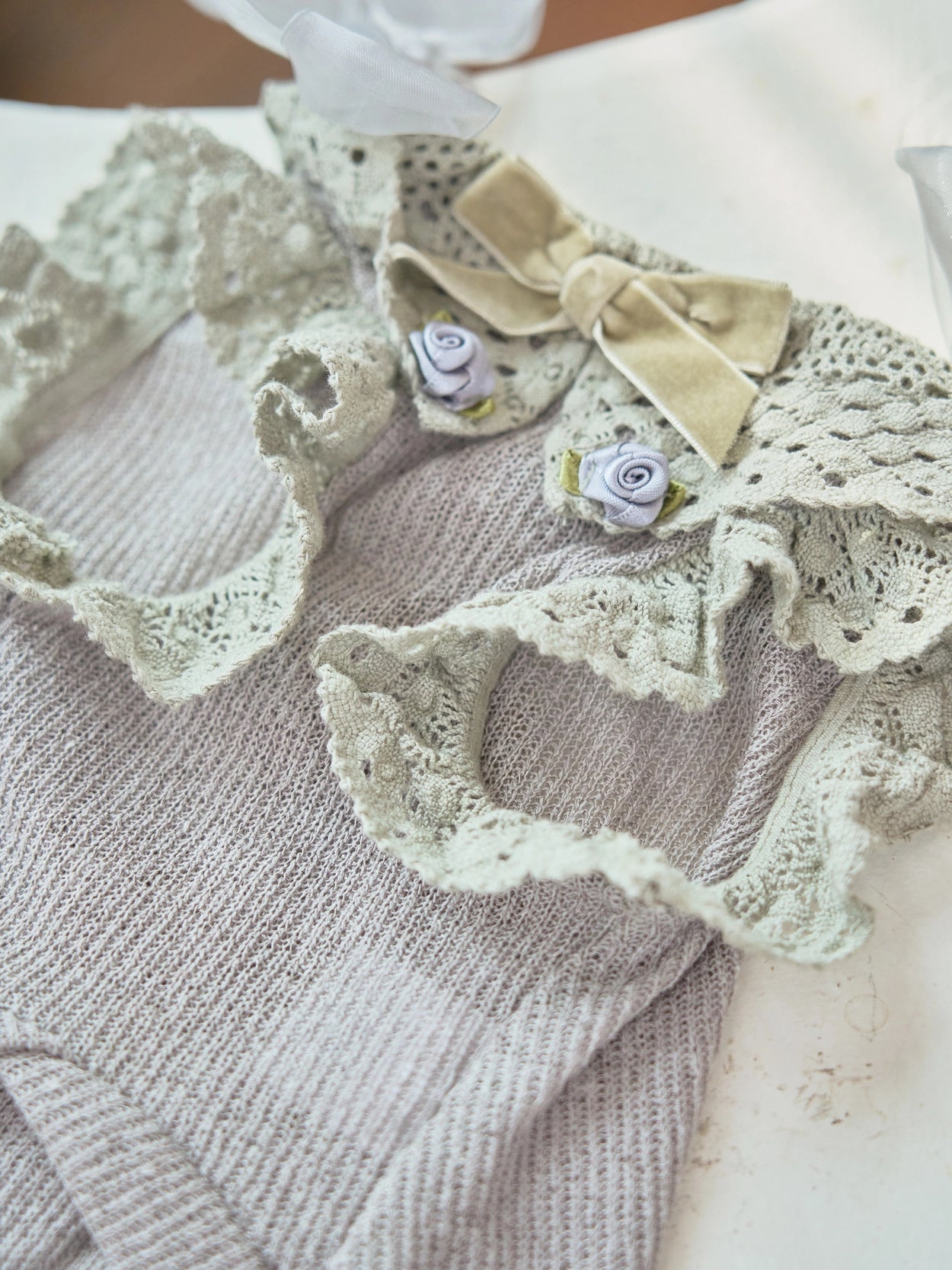 即納 Giselle knit オリーブ