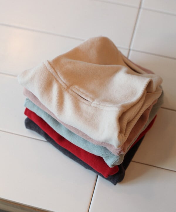 即納 Soft Long Turtleneck レッド