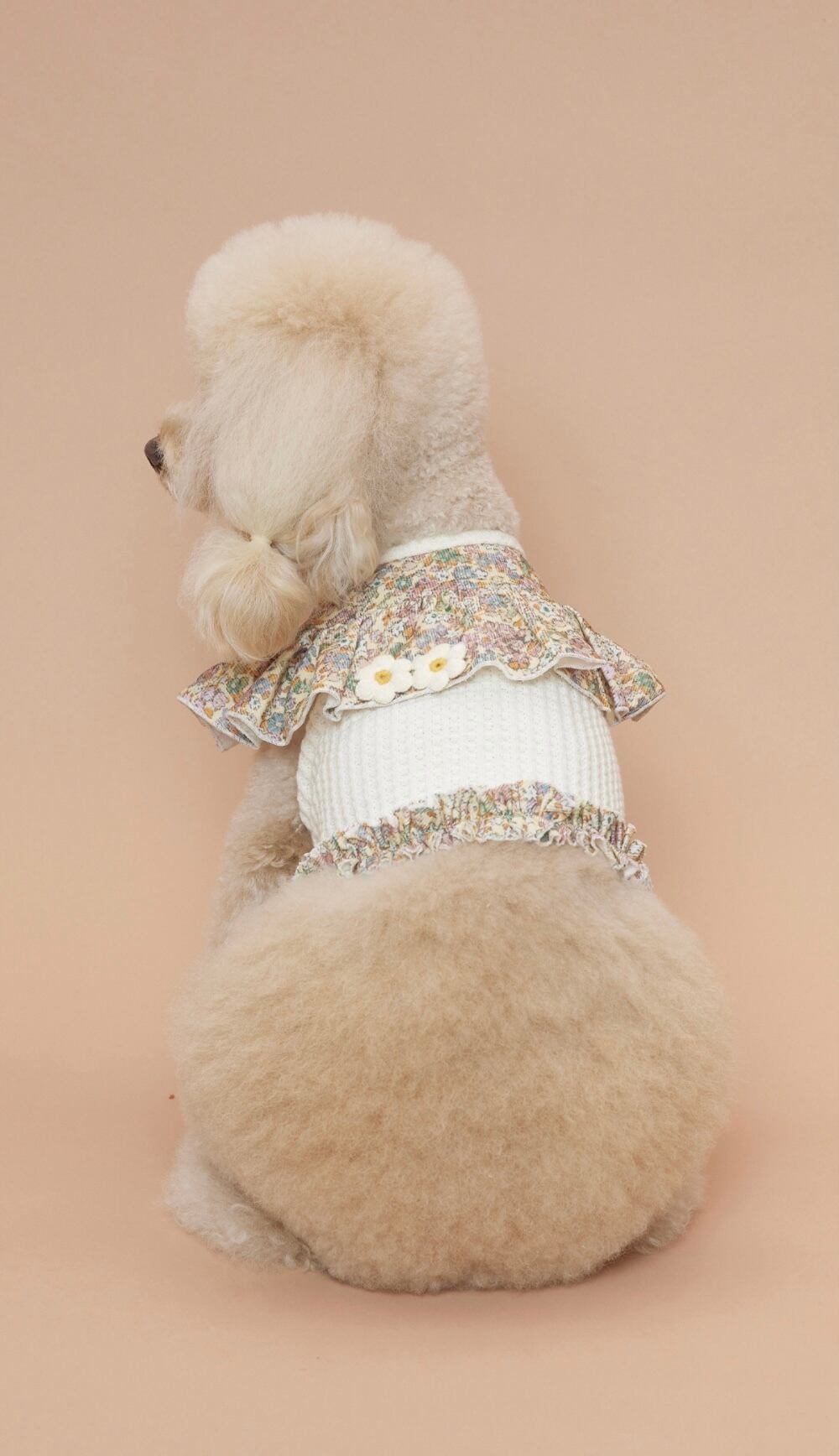 即納 Waffle Daisy Top ベージュ