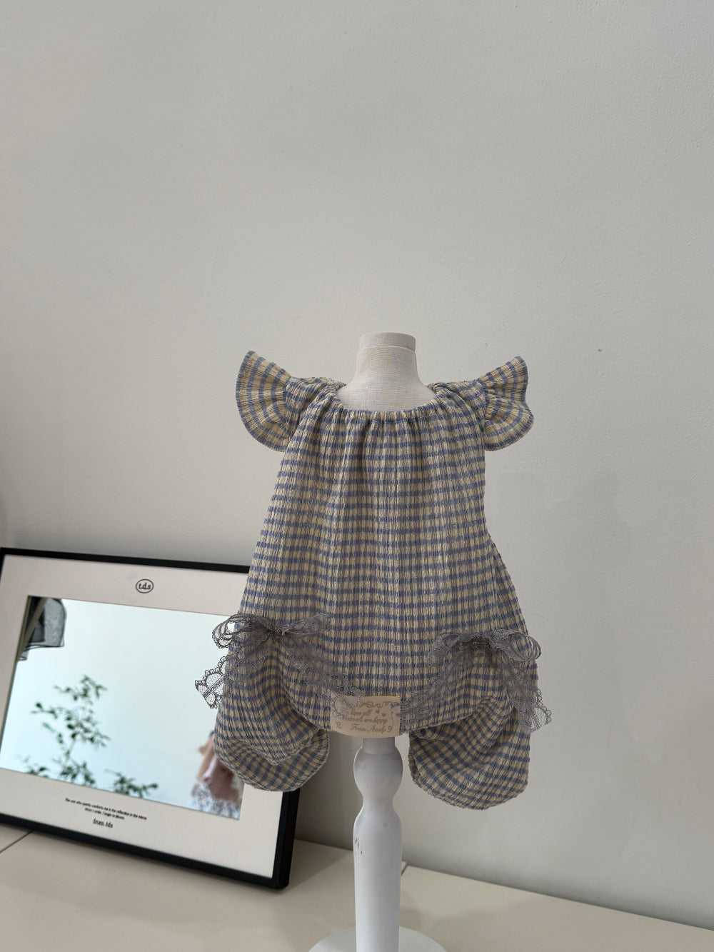 Check Frill Jumpsuit 全2色