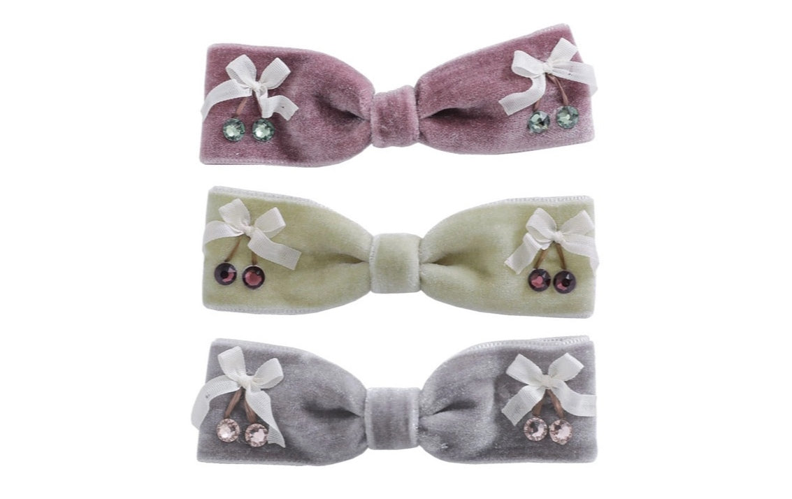 Velvet Cherry Hairpin 全3色