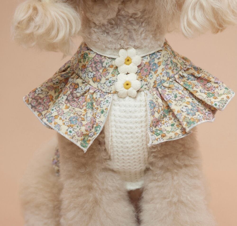 即納 Waffle Daisy Top ベージュ
