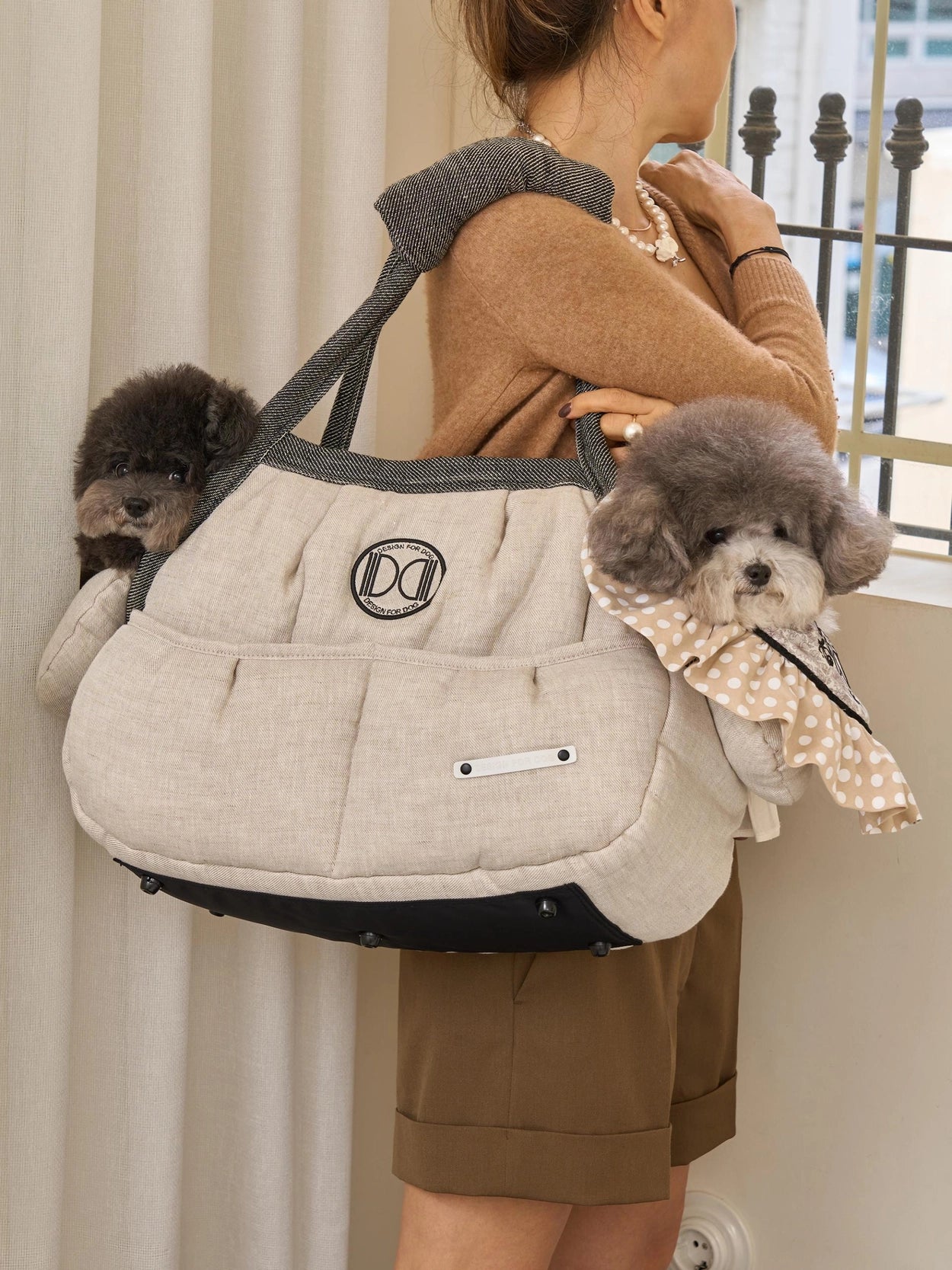 即納 Dimsum Jardin Bag ベージュ