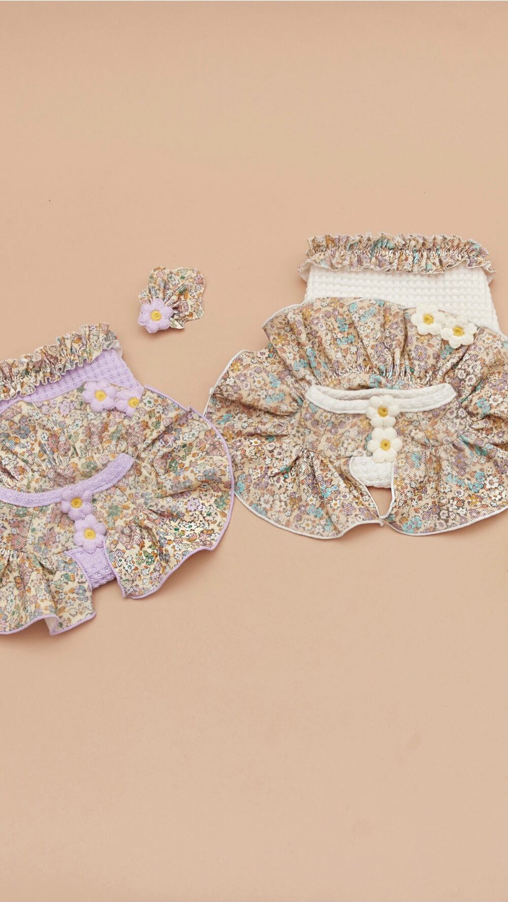 即納 Waffle Daisy Top ベージュ