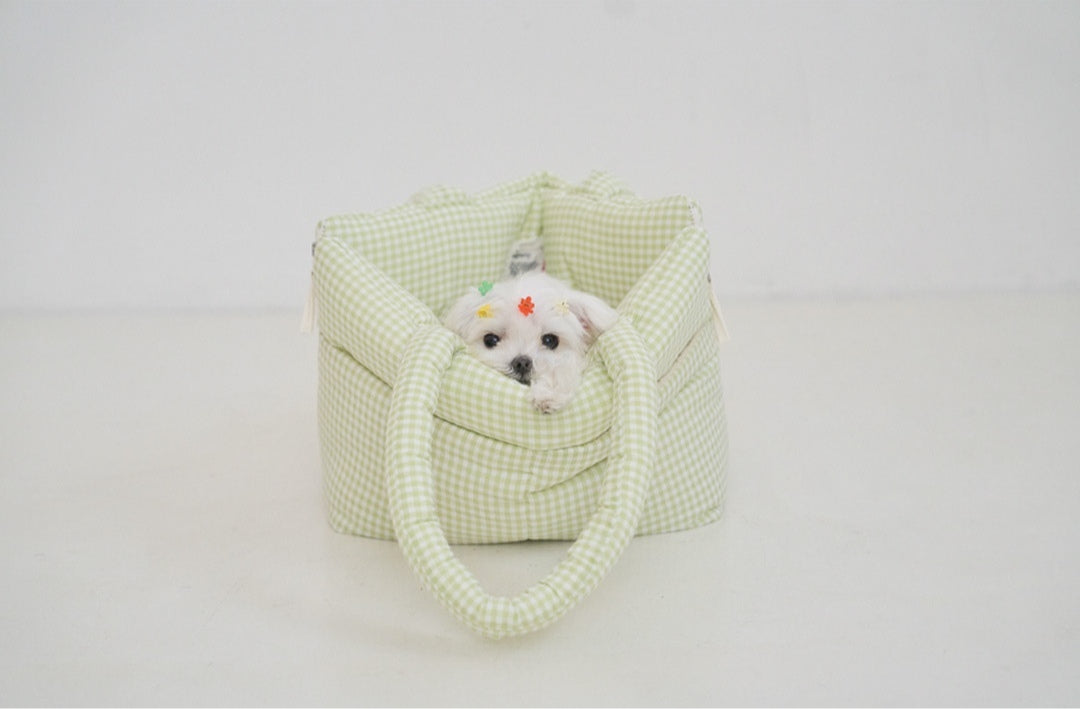 Wide Bag プレイドグリーン