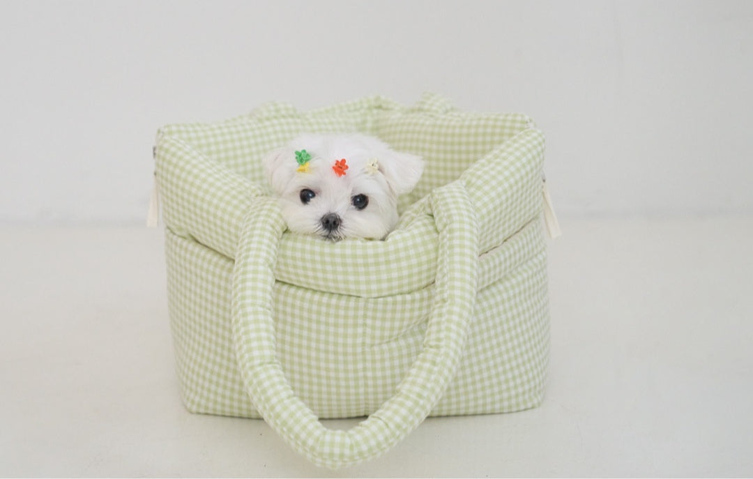 Wide Bag プレイドグリーン