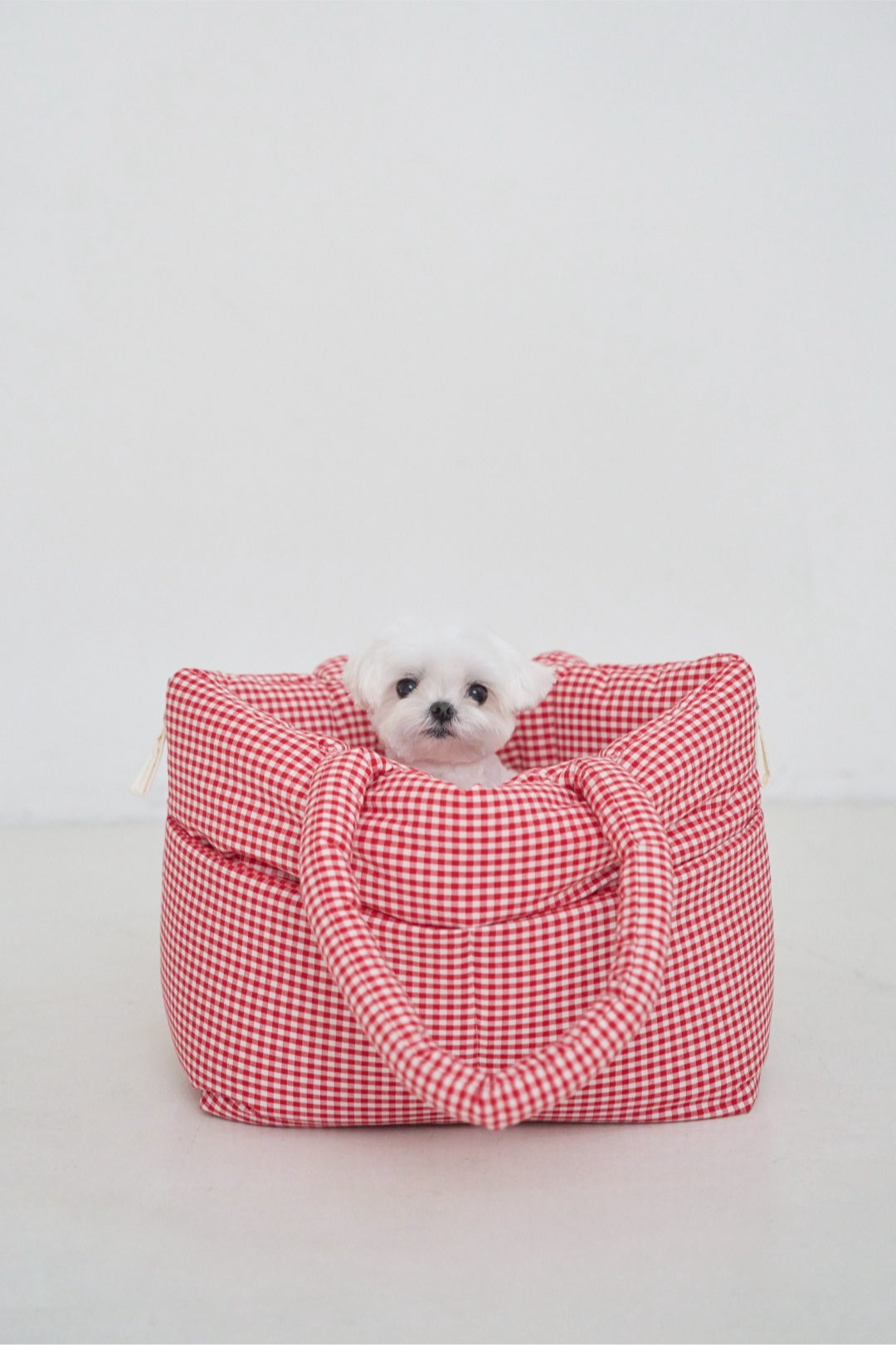 Wide Bag プレイドレッド
