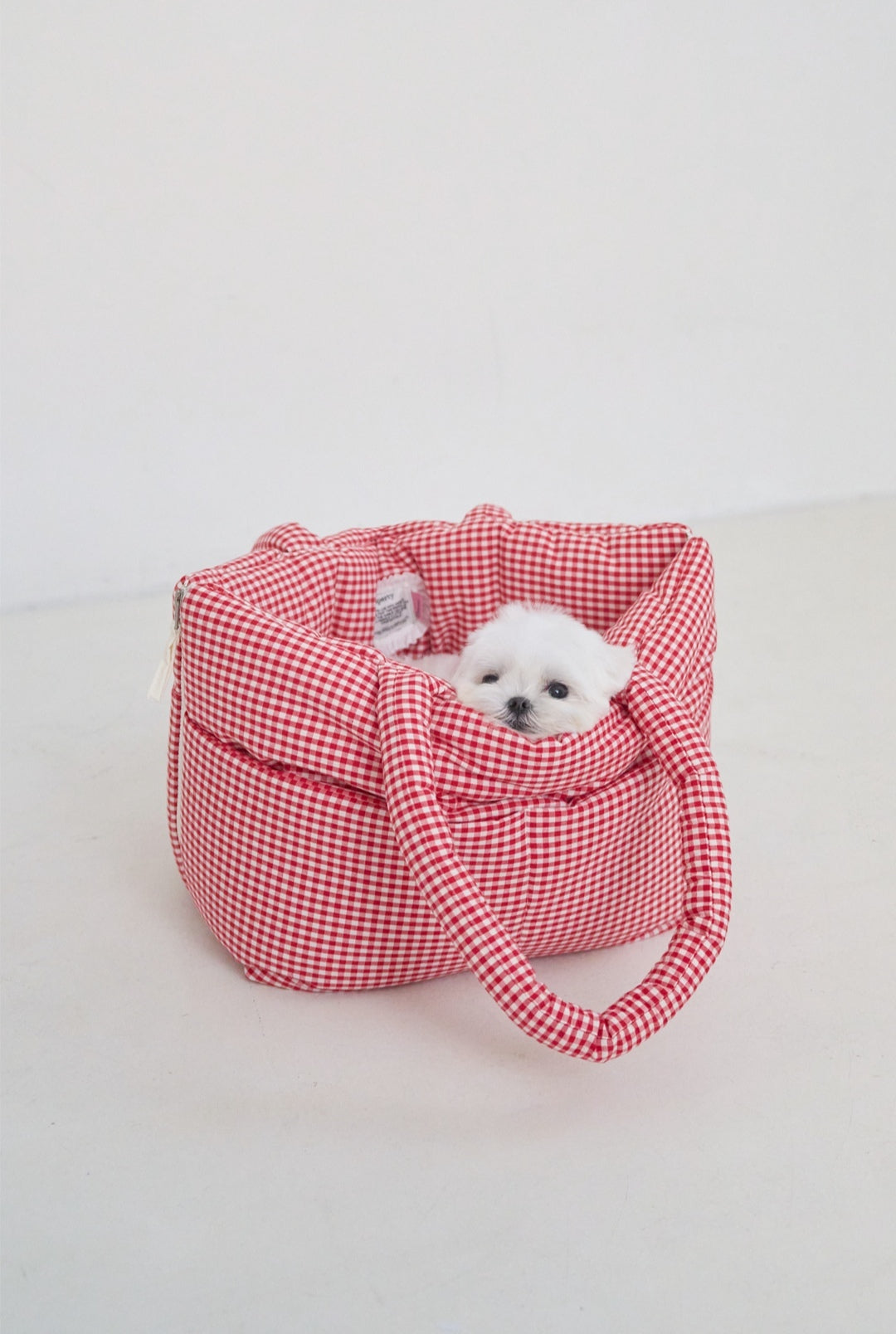 Wide Bag プレイドレッド