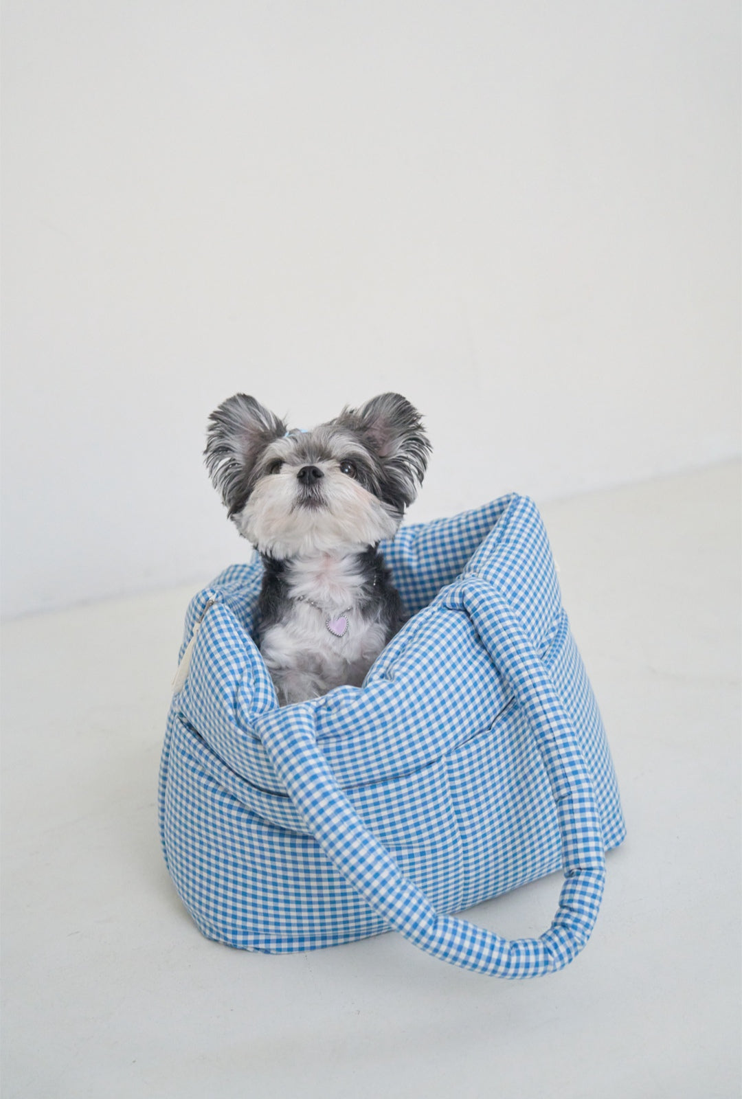 Wide Bag プレイドブルー