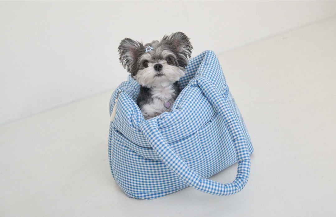 Wide Bag プレイドブルー