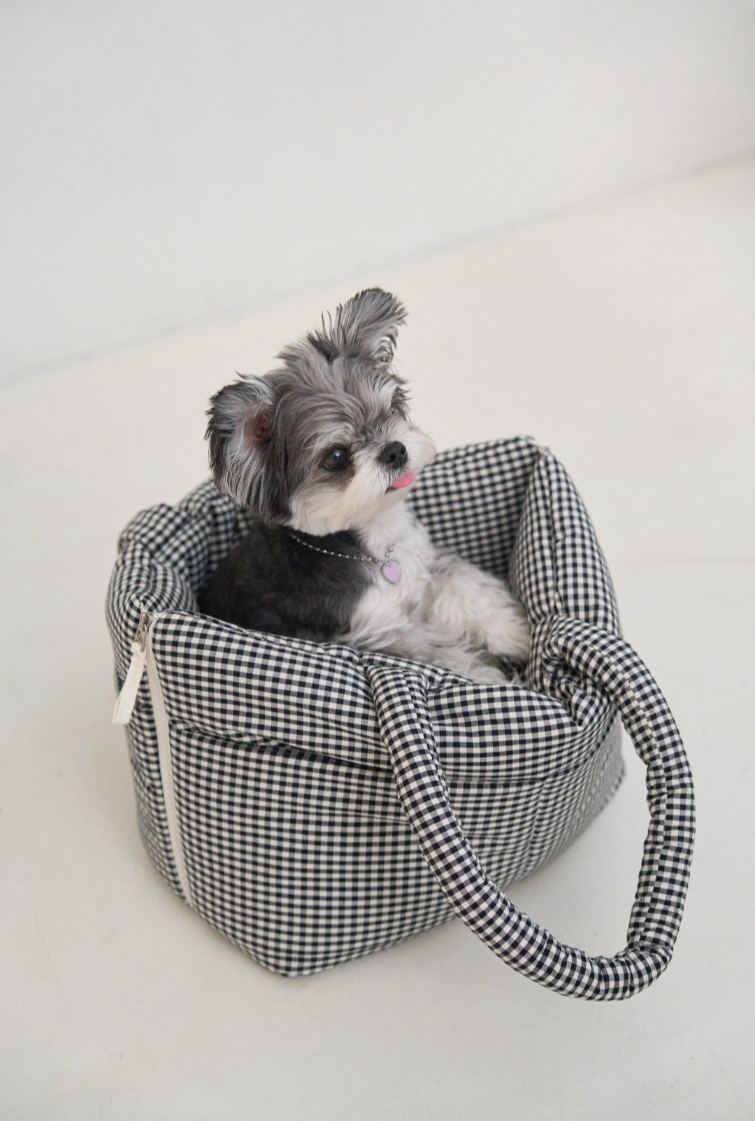 Wide Bag プレイドブラック