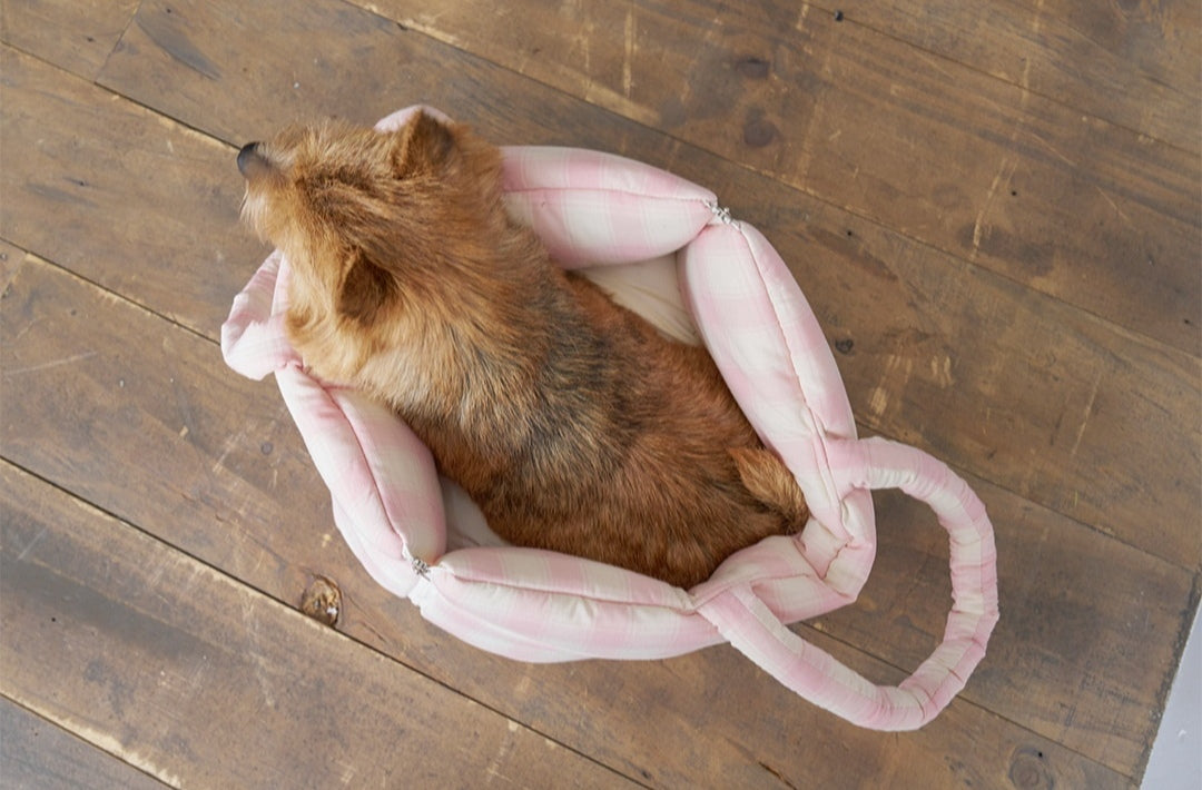 Wide Bag タータンピンク