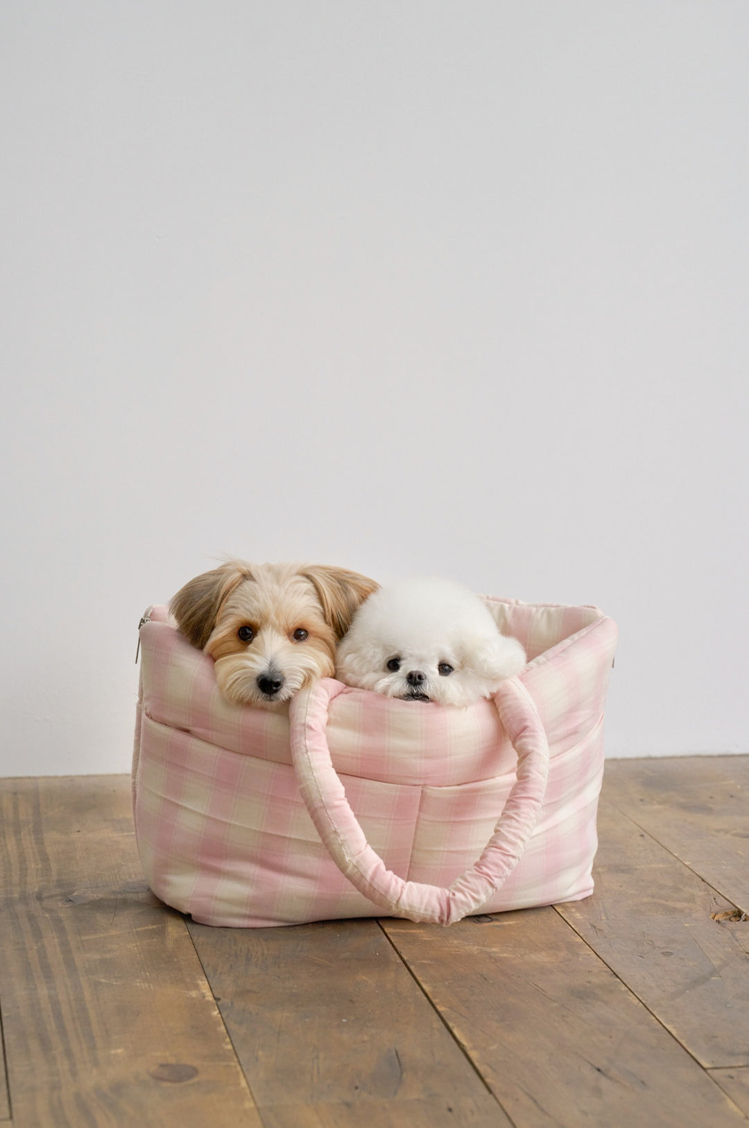 Wide Bag タータンピンク