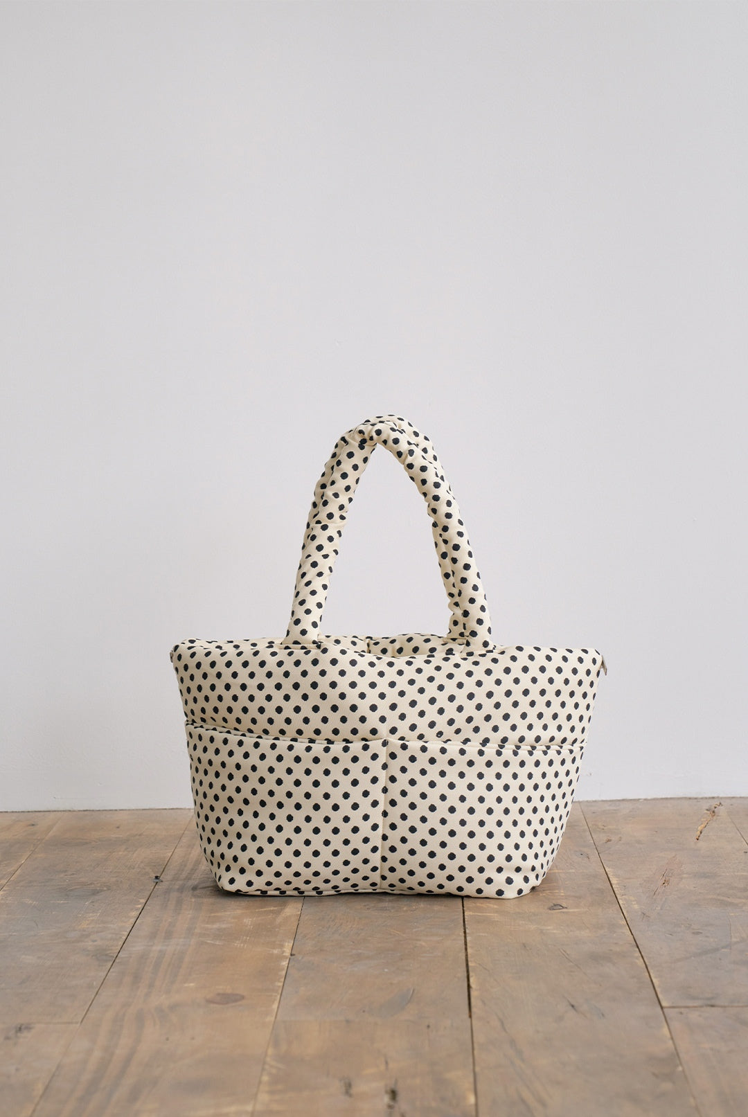 Wide Bag ドットアイボリー