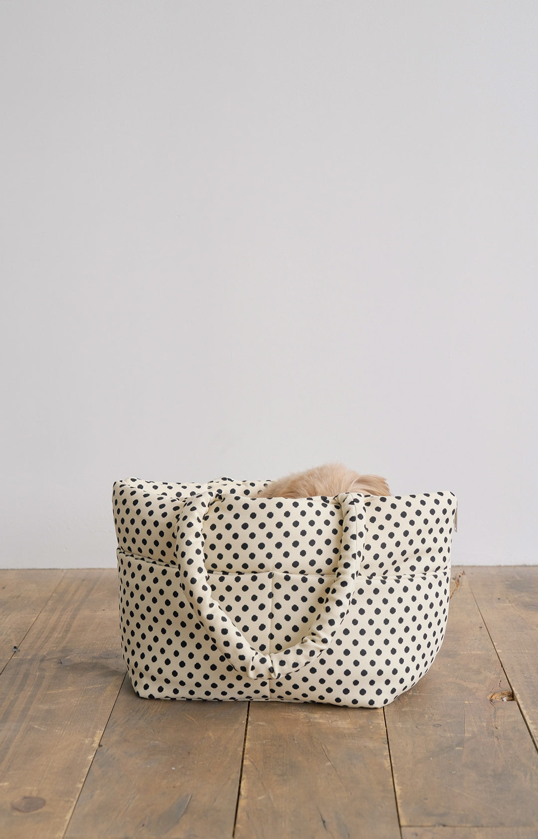 Wide Bag ドットアイボリー