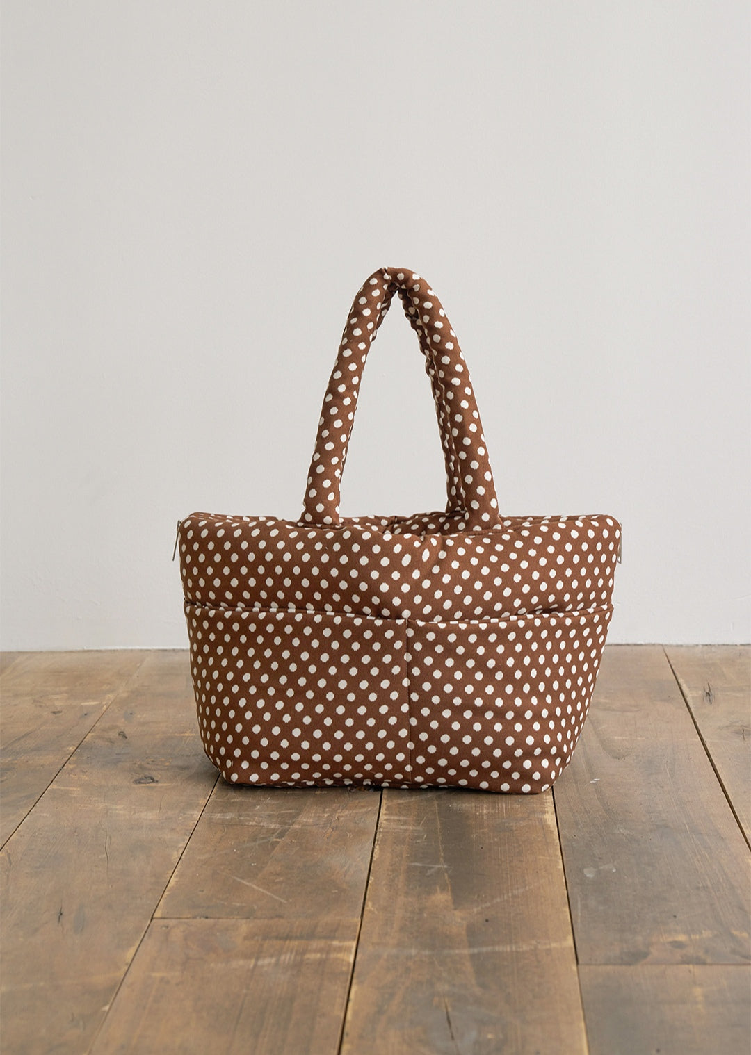 Wide Bag ドットブラウン