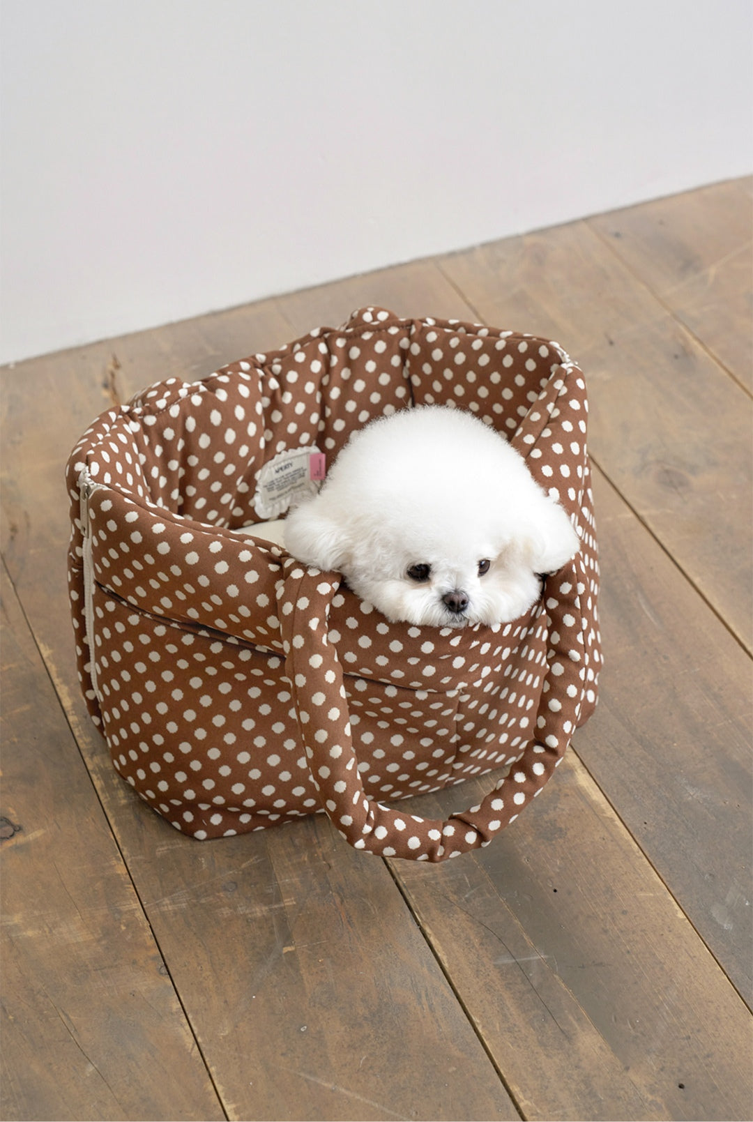 Wide Bag ドットブラウン
