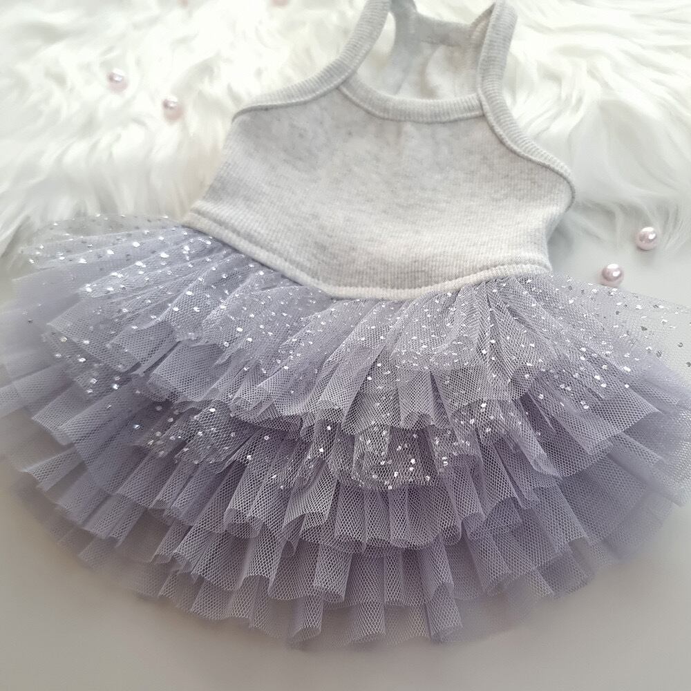 即納 Pure Color Tutu グレーパール