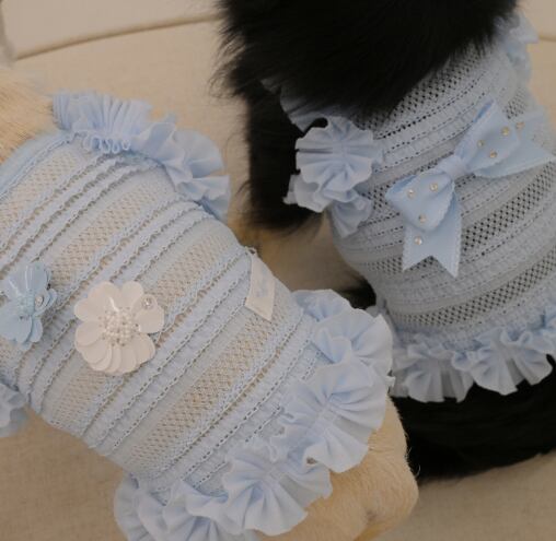 即納 Airish Frill Top ブルー