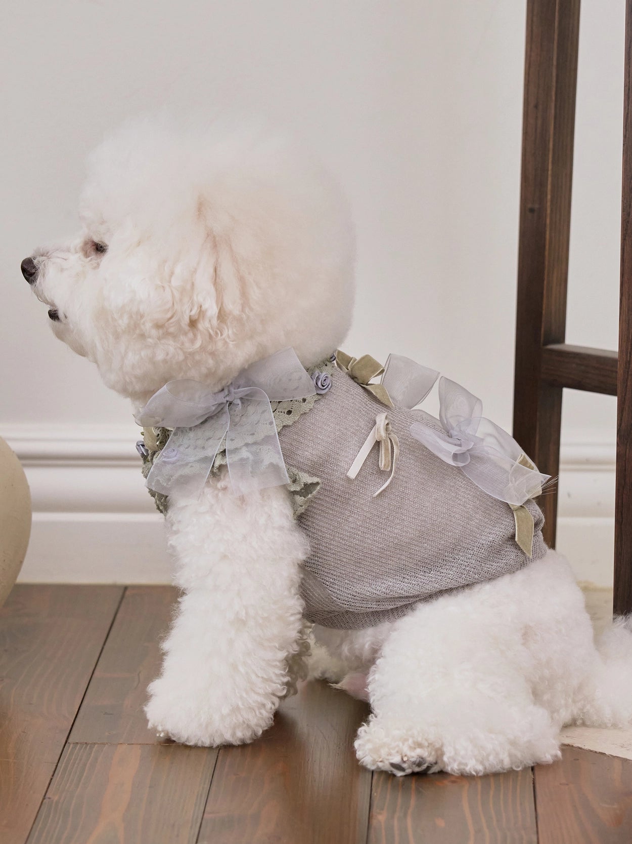 即納 Giselle knit オリーブ