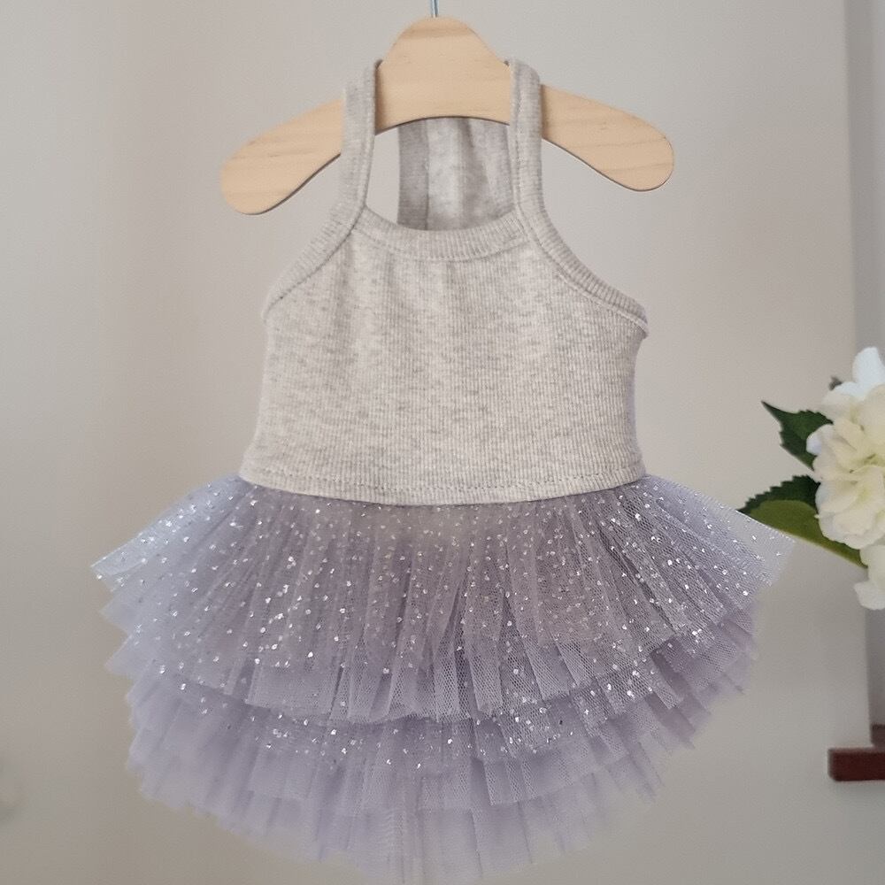 即納 Pure Color Tutu グレーパール