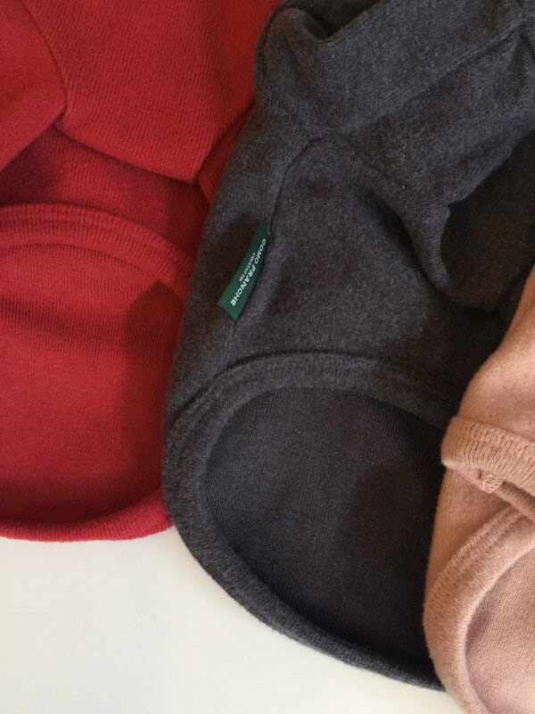 即納 Soft Long Turtleneck レッド