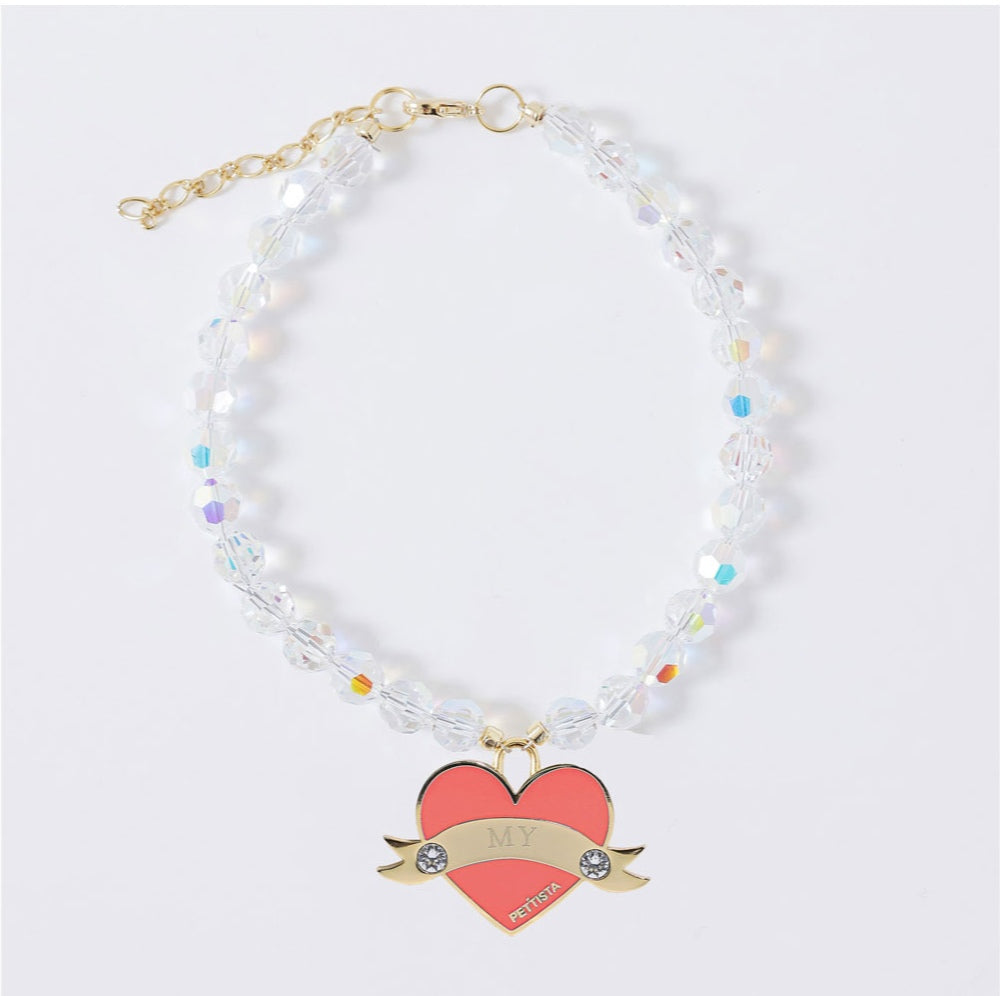 In My Heart Swarovski Necklace【迷子札】タンゴオレンジ