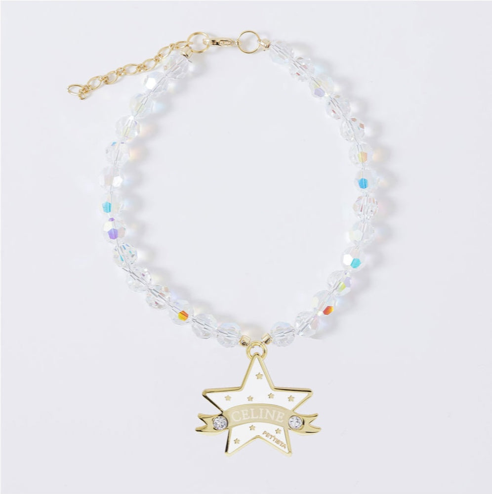 You Are My Star Swarovski Necklace【迷子札】ホワイト
