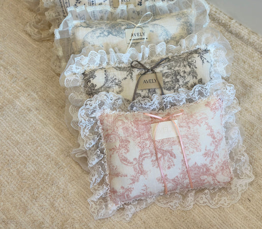 Toile de Jouy Blanket & Cushion SET 全3色