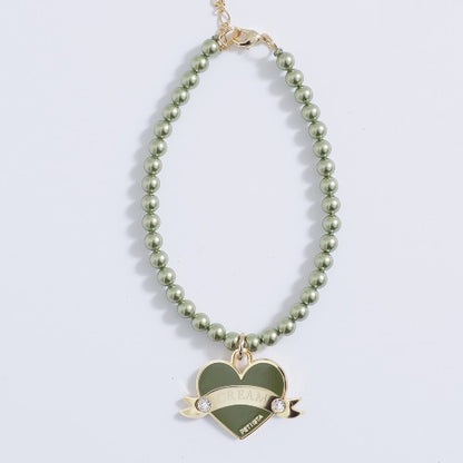 In My Heart Pearl Necklace【迷子札】全5色