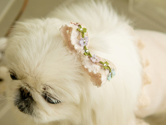 即納 Petit Flora Hairpin アイボリー