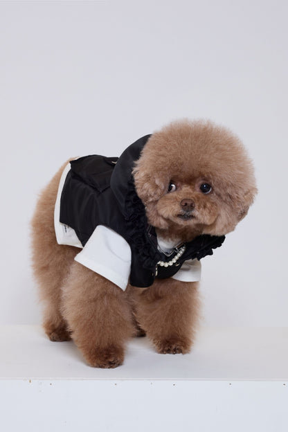 Pocket Ruffle Running Jumper ブラック