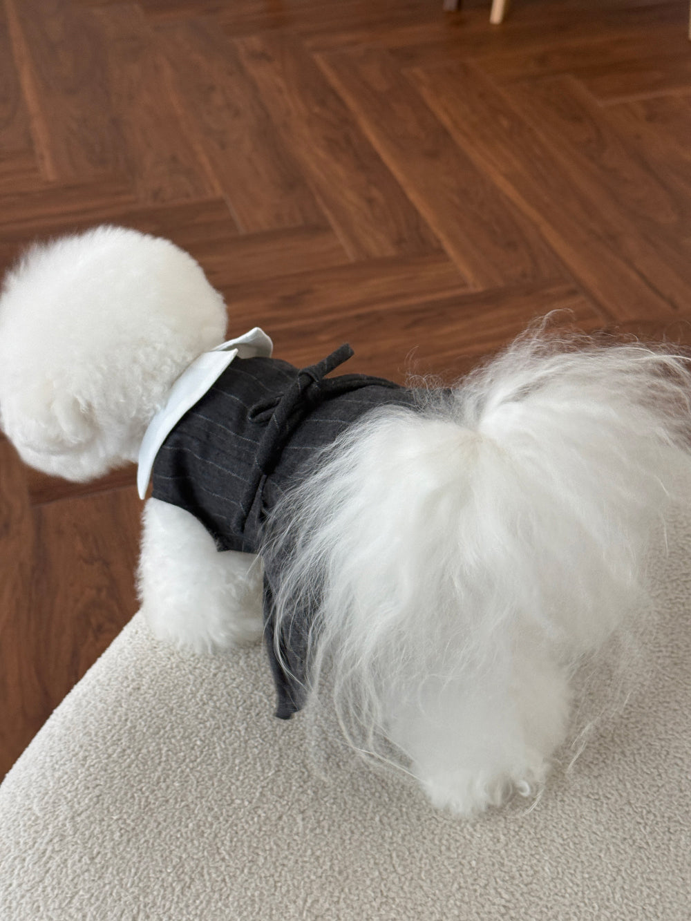 【PRE-ORDER】Charcoal Wool Dress